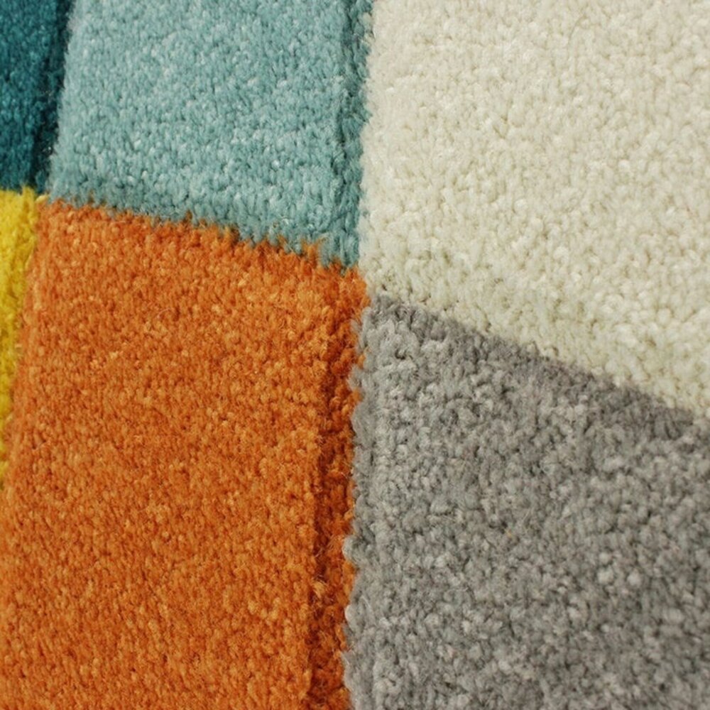 Rond Laagpolig vloerkleed - Rhumba Modern Spectro - Multi Rond Laagpolig vloerkleed - Rhumba Modern Spectro - Multi