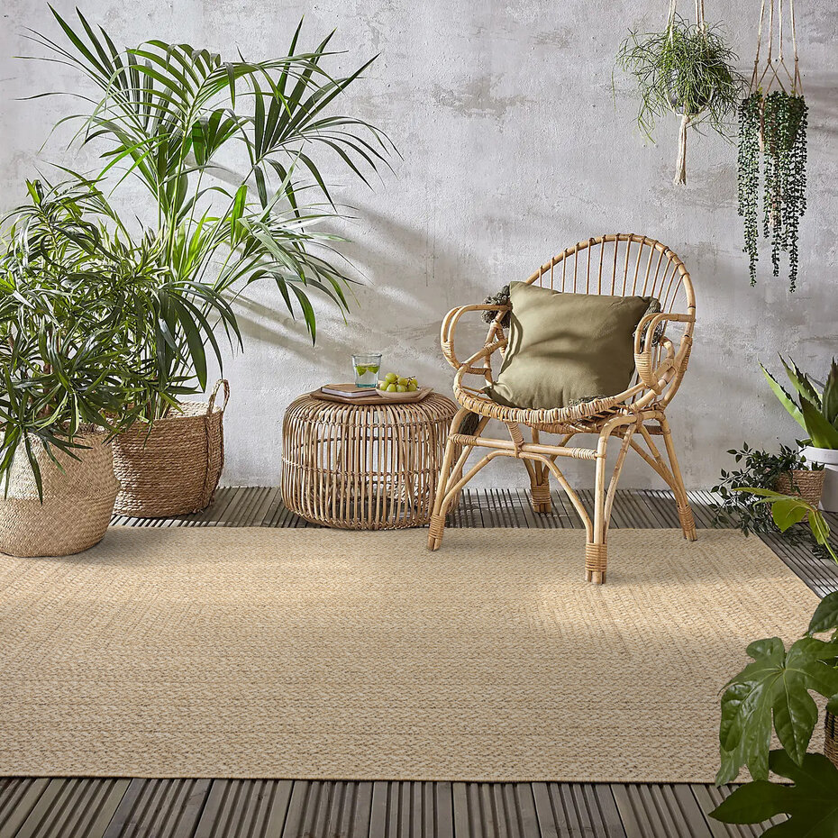 Jute Look Buitenkleed - Ceres Kader Naturel Jute Look Buitenkleed - Ceres Kader Naturel