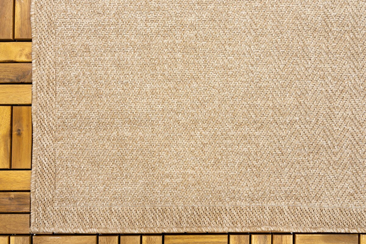 Jute Look Buitenkleed - Ceres Effen Naturel