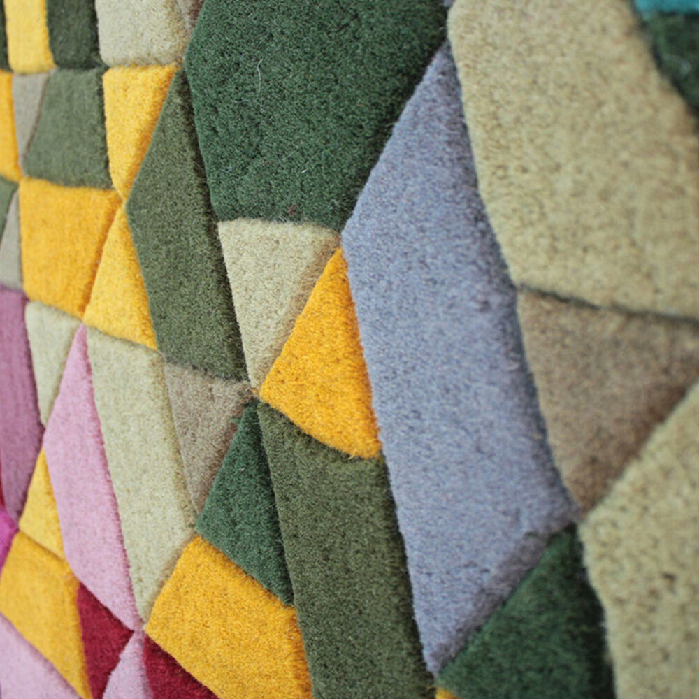 Kingston vloerkleed - Laagpolig - 100% Wol - Geo Modern - Multi Kingston vloerkleed - Laagpolig - 100% Wol - Geo Modern - Multi