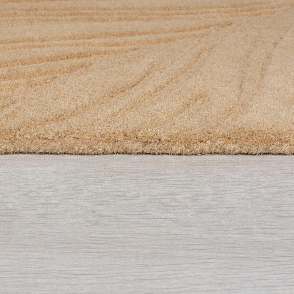 Modern Wollen vloerkleed - Lino Leaf Beige Modern Wollen vloerkleed - Lino Leaf Beige