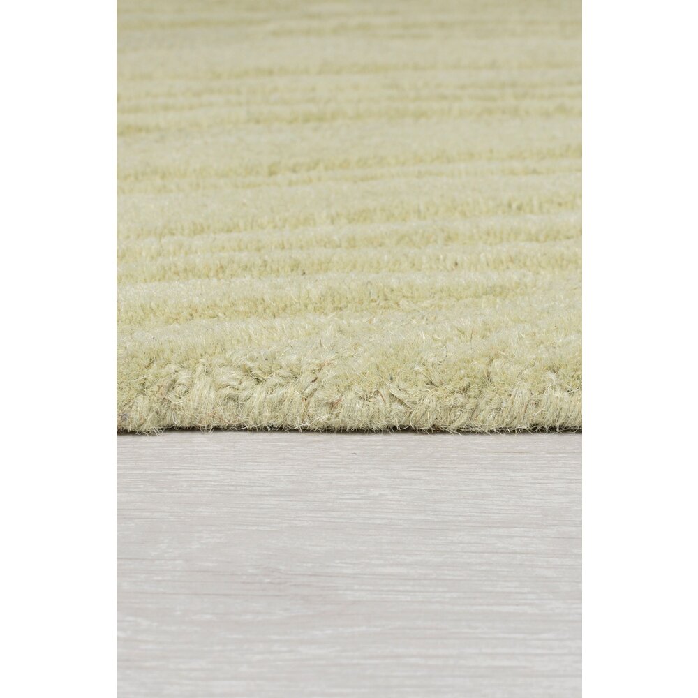 flycarpets MODERN WOLLEN VLOERKLEED - LINO LEAF SALIE GROEN