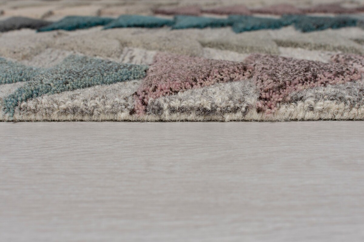 Archer vloerkleed - Laagpolig - 100% Wol - Geo Modern - Multi Archer vloerkleed - Laagpolig - 100% Wol - Geo Modern - Multi