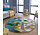 Rond wollen vloerkleed - Prism Geometrisch Groen/Multi