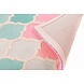 Rond wollen vloerkleed - Reverie Roze/Blauw Rond wollen vloerkleed - Reverie Roze/Blauw