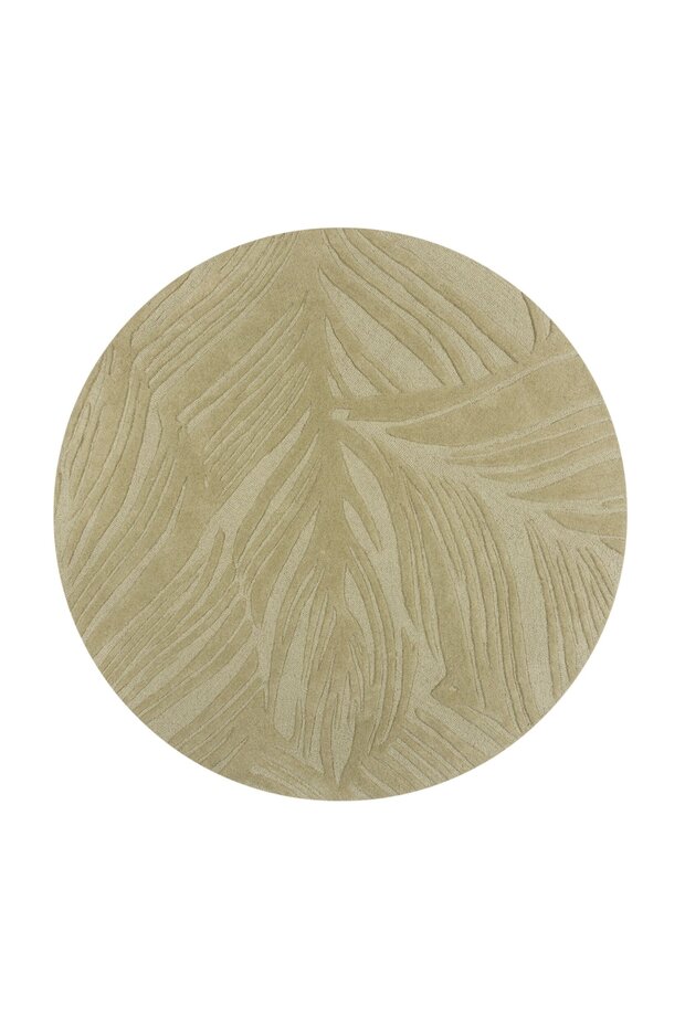 Rond	Modern Wollen vloerkleed - Lino Leaf Salie Groen Rond	Modern Wollen vloerkleed - Lino Leaf Salie Groen