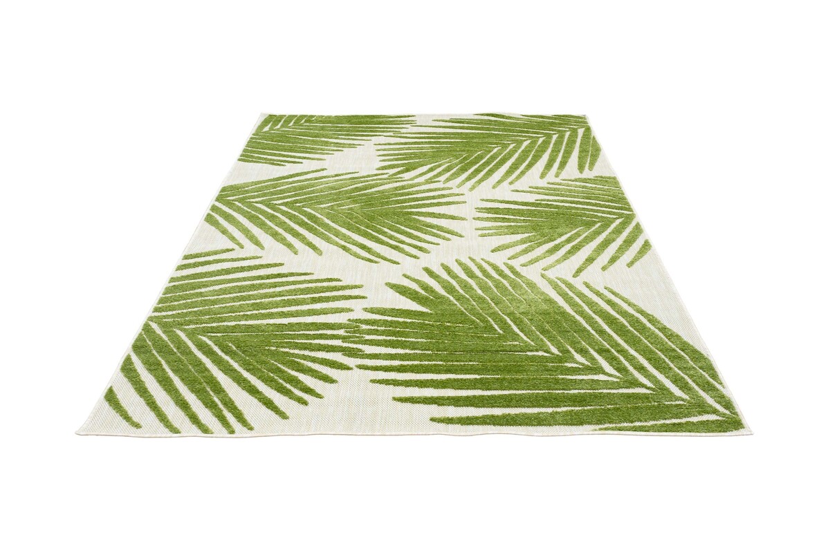 Lilah Indoor & Outdoor Groen vloerkleed - Gebloemd