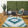 Lilah Indoor & Outdoor Blauw vloerkleed - Boho