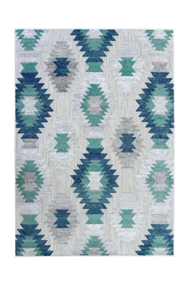 Lilah Indoor & Outdoor Blauw vloerkleed - Boho