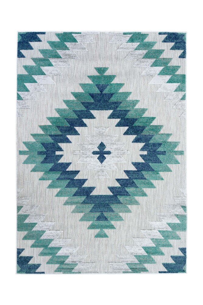 Lilah Indoor & Outdoor Blauw vloerkleed - Boho Lilah Indoor & Outdoor Blauw vloerkleed - Boho