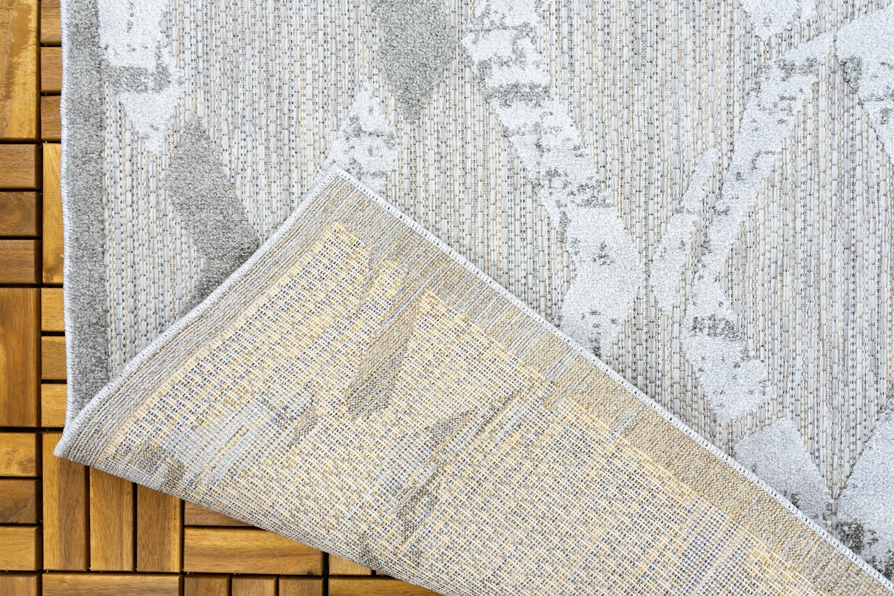 Lilah Indoor & Outdoor Grijs vloerkleed - Geruit Lilah Indoor & Outdoor Grijs vloerkleed - Geruit
