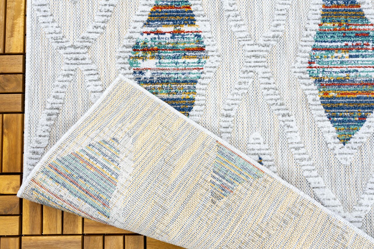 Lilah Indoor & Outdoor Multi vloerkleed - Geruit Lilah Indoor & Outdoor Multi vloerkleed - Geruit