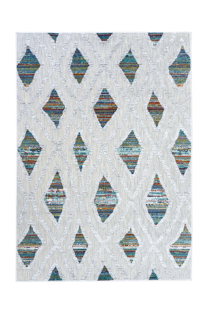 Lilah Indoor & Outdoor Multi vloerkleed - Geruit Lilah Indoor & Outdoor Multi vloerkleed - Geruit