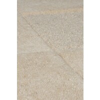 flycarpets CHECKERBOARD VLOERKLEED LAAGPOLIG - 100% WOL MODERN - NATUREL / BEIGE