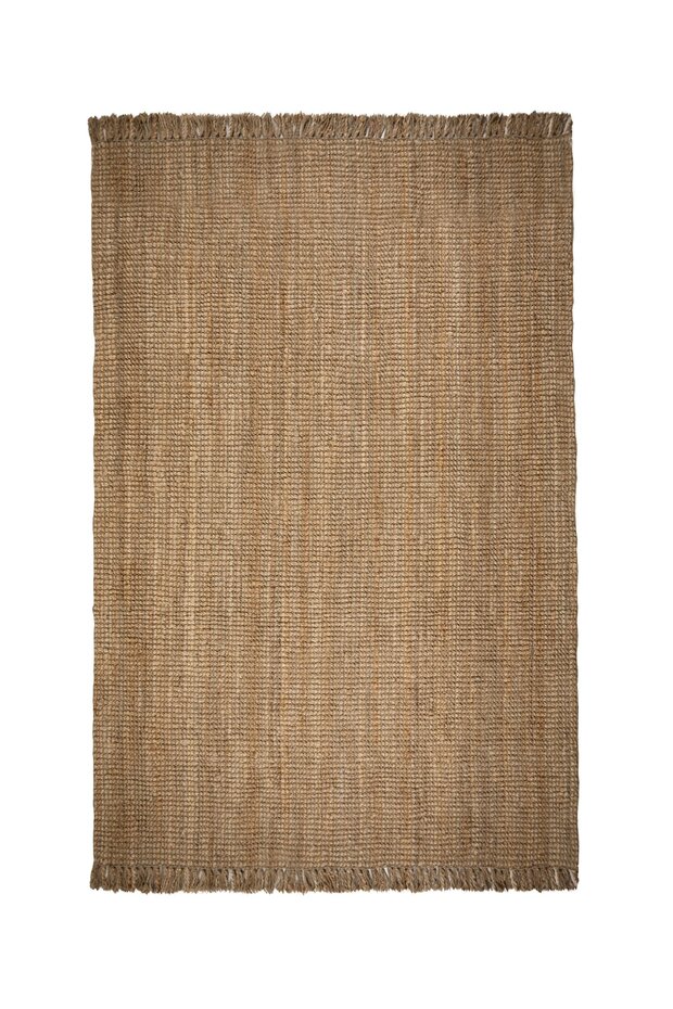 Jute Boucle vloerkleed - Laagpolig - 100% Jute - Modern - Laagpolig - Naturel / Beige