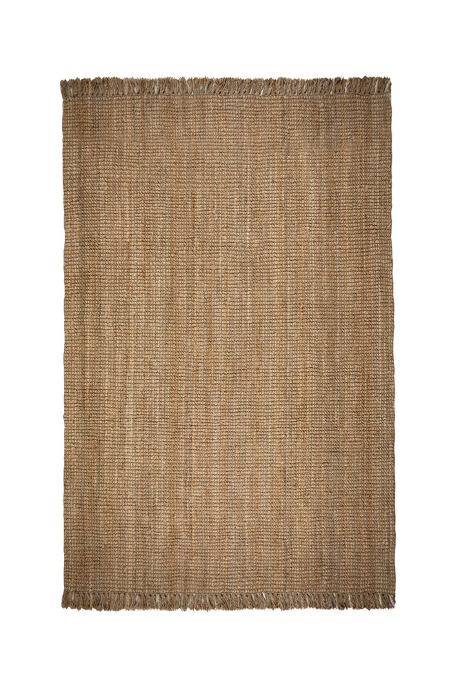 Jute Boucle vloerkleed - Laagpolig - 100% Jute - Modern - Laagpolig - Naturel / Beige