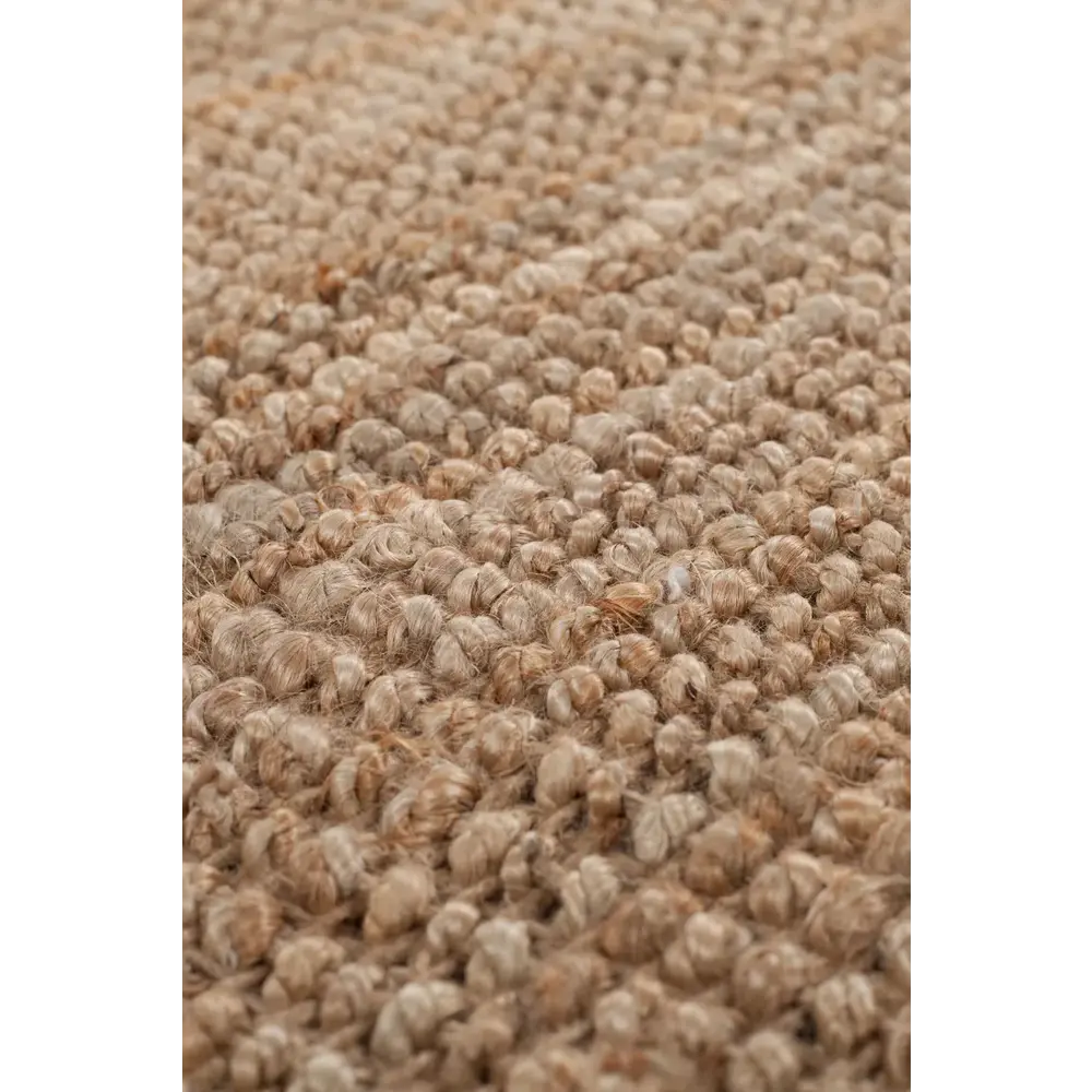 flycarpets JUTE BOUCLE VLOERKLEED LAAGPOLIG - 100% JUTE  - MODERN - LAAGPOLIG - NATUREL / BEIGE
