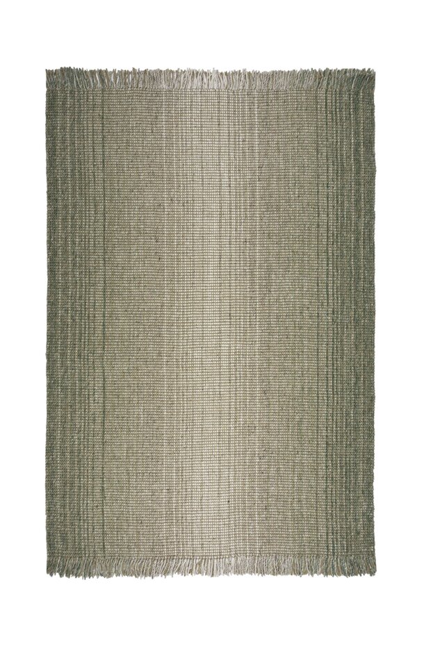 Jute Ombre vloerkleed - Laagpolig - Wol Mix - Handgeweven Modern - Groen Jute Ombre vloerkleed - Laagpolig - Wol Mix - Handgeweven Modern - Groen