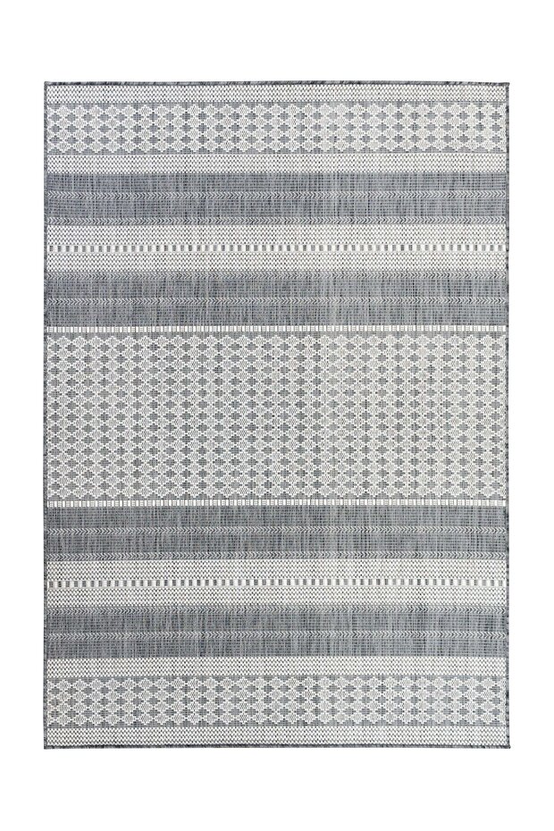 Rio Buitenkleed Indoor & Outdoor Antraciet / Beige