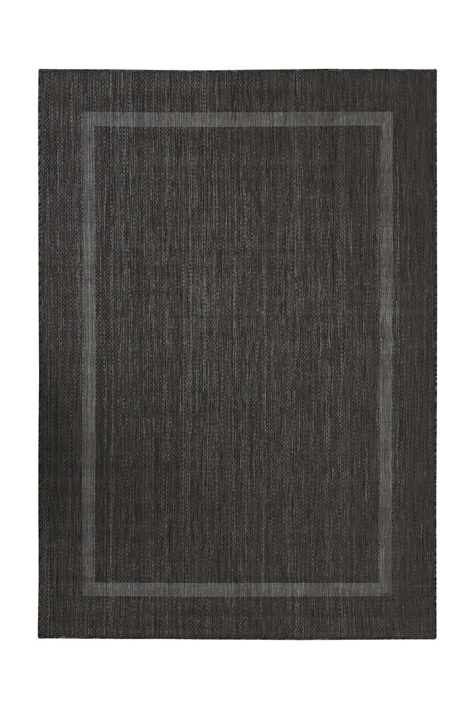 Effen buitenkleed - Capri Zwart Effen buitenkleed - Capri Zwart