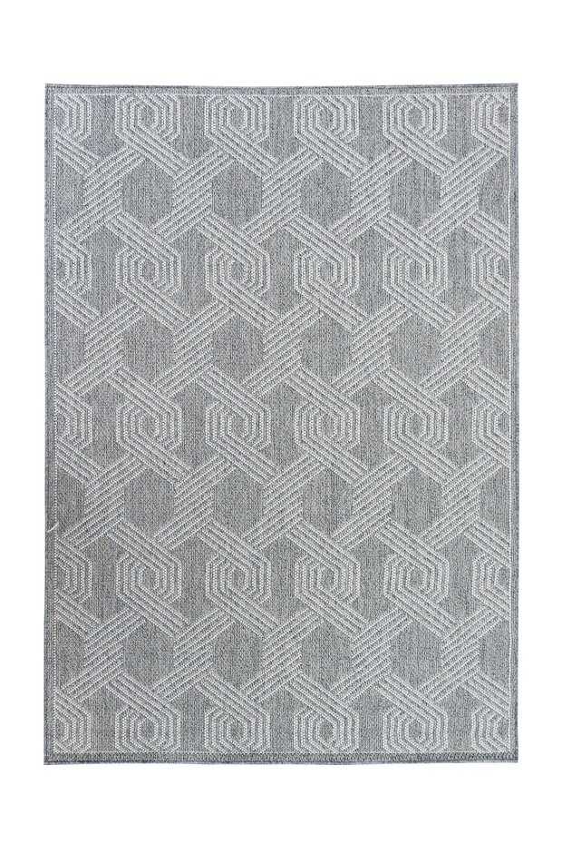 Belize Indoor & Outdoor Grijs vloerkleed - Belize Indoor & Outdoor Grijs vloerkleed -