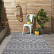 Caprenia Buitenkleed Donkergrijs vloerkleed - Indoor & Outdoor Caprenia Buitenkleed Donkergrijs vloerkleed - Indoor & Outdoor
