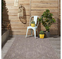 Caprenia Buitenkleed Geruit Bruin vloerkleed - Indoor & Outdoor