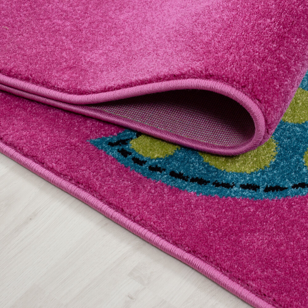 Kids Kinderkamer Uil Paars vloerkleed - Kids Kinderkamer Uil Paars vloerkleed -