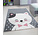 Kids Kinderkamer Kat Roze vloerkleed -