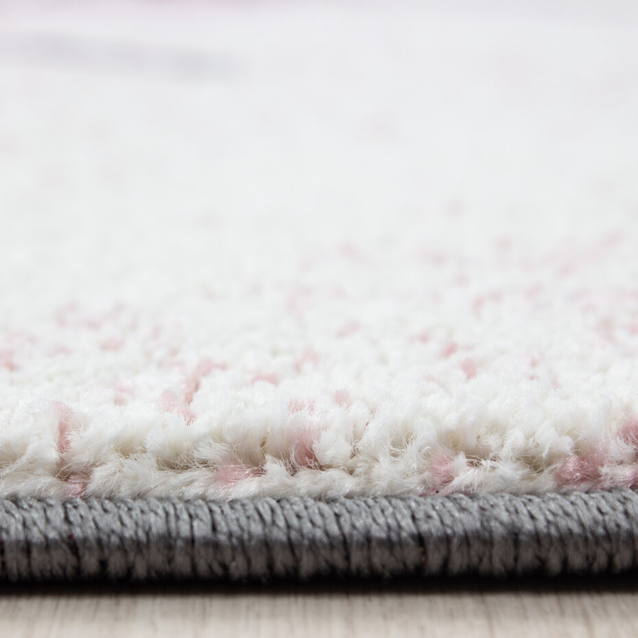 Kids Kinderkamer Olifant Roze vloerkleed -