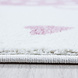 Kids Kinderkamer Olifant Roze vloerkleed - Kids Kinderkamer Olifant Roze vloerkleed -