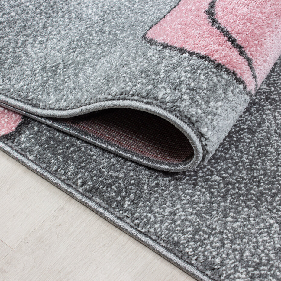 Kids Kinderkamer Beer Roze vloerkleed -
