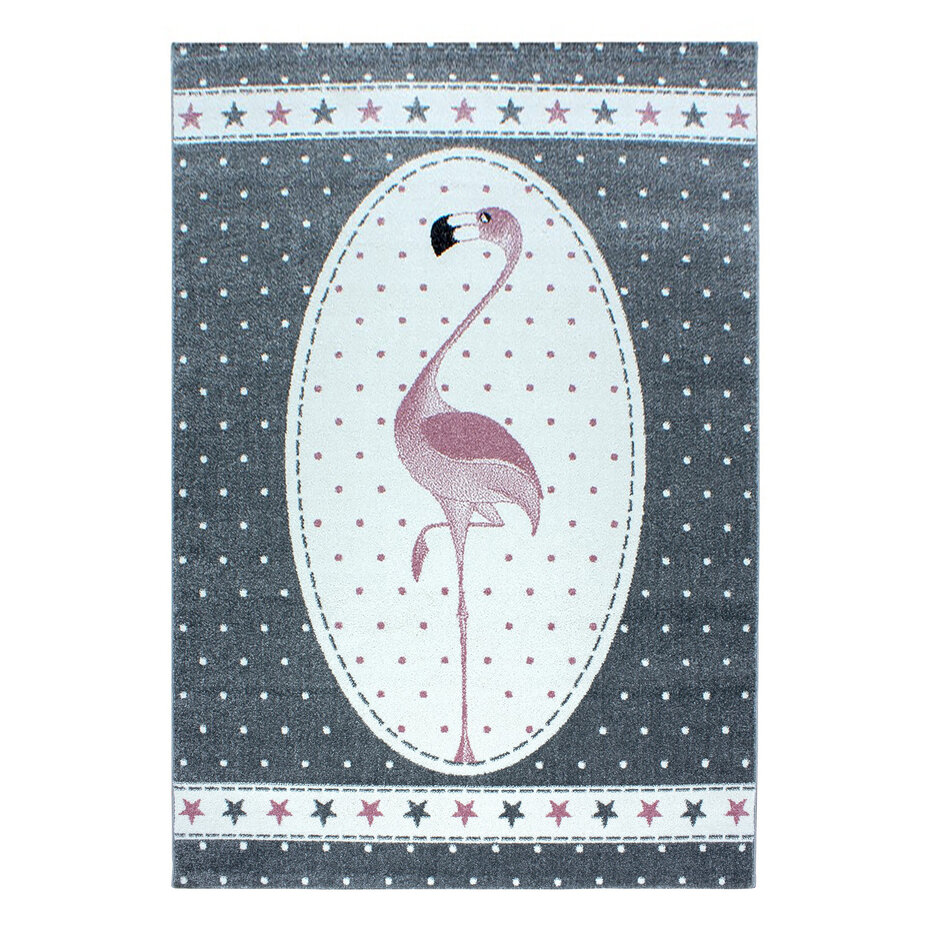 Kids Kinderkamer Flamingo Roze vloerkleed -