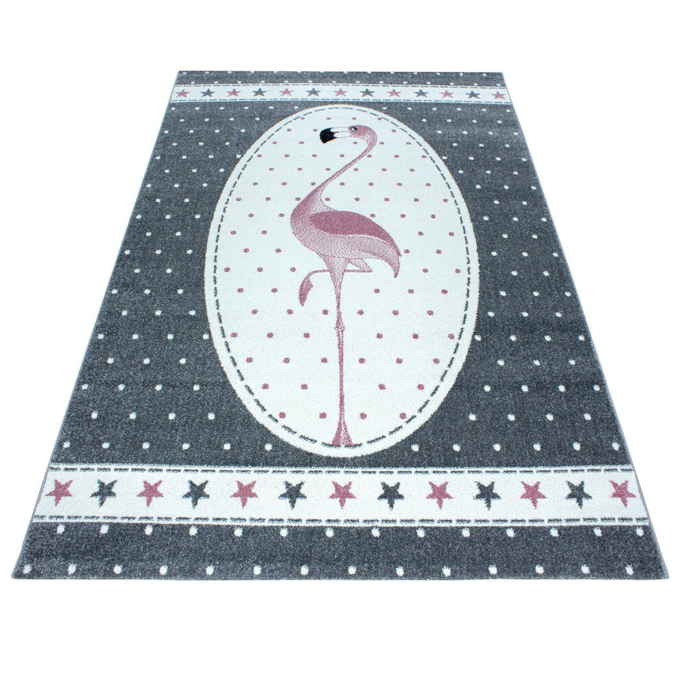 Kids Kinderkamer Flamingo Roze vloerkleed - Kids Kinderkamer Flamingo Roze vloerkleed -