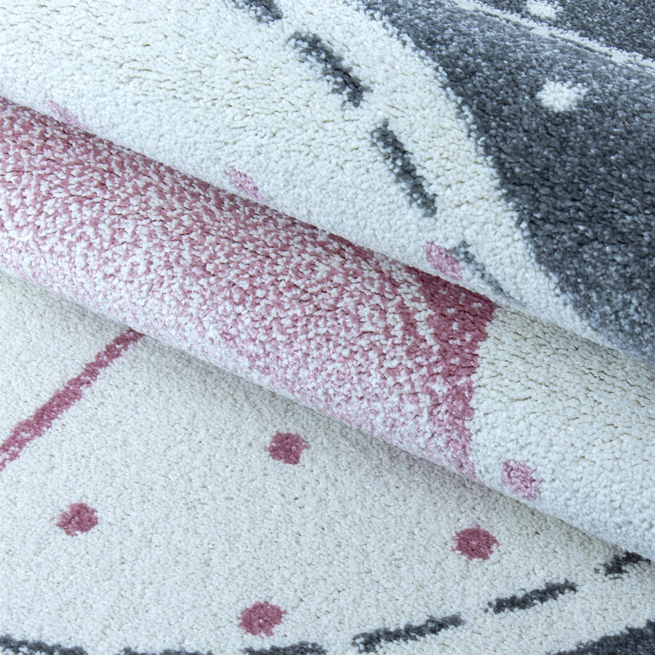 Kids Kinderkamer Flamingo Roze vloerkleed -