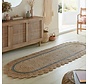 Loper - Grace Modern Jute Naturel / Grijs