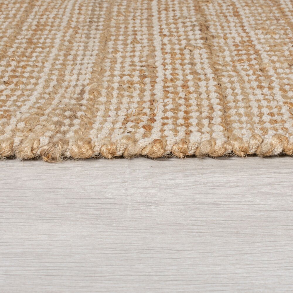 Loper - Levi Jute Modern Effen Handgeweven - Laagpolig - Naturel 60X230 Cm Loper - Levi Jute Modern Effen Handgeweven - Laagpolig - Naturel 60X230 Cm