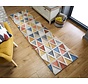 Loper - Moretz Modern Laagpolig - 100% Wol - Geo - Multi 60X230 Cm