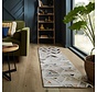 Loper - River Modern Laagpolig - 100% Wol - Geo - Grijs / Multi 60X230 Cm