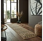 Loper - Luis Modern Laagpolig - Jute - Naturel / Beige / Zwart 60X230 Cm