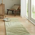 Moderne Loper Wol - Lino Leaf Salie Groen Moderne Loper Wol - Lino Leaf Salie Groen