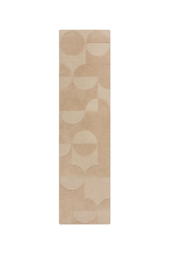 Modern Wollen Loper - Gigi Naturel / Beige Modern Wollen Loper - Gigi Naturel / Beige