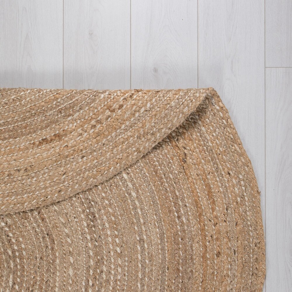 Flycarpets ROND JUTE VLOERKLEED - CAPRI NATUREL