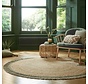 Rond Kader vloerkleed - Kahana - Kader - Jute - Groen