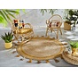 Rond Jute vloerkleed - Istanbul Naturel/Okergeel