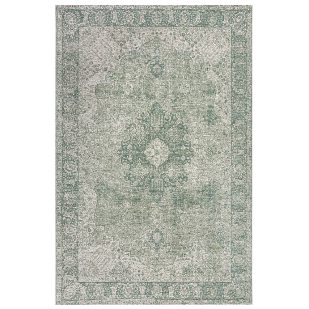 Flycarpets VINTAGE VLOERKLEED - ANTIQUE TRADITIONEEL GROEN