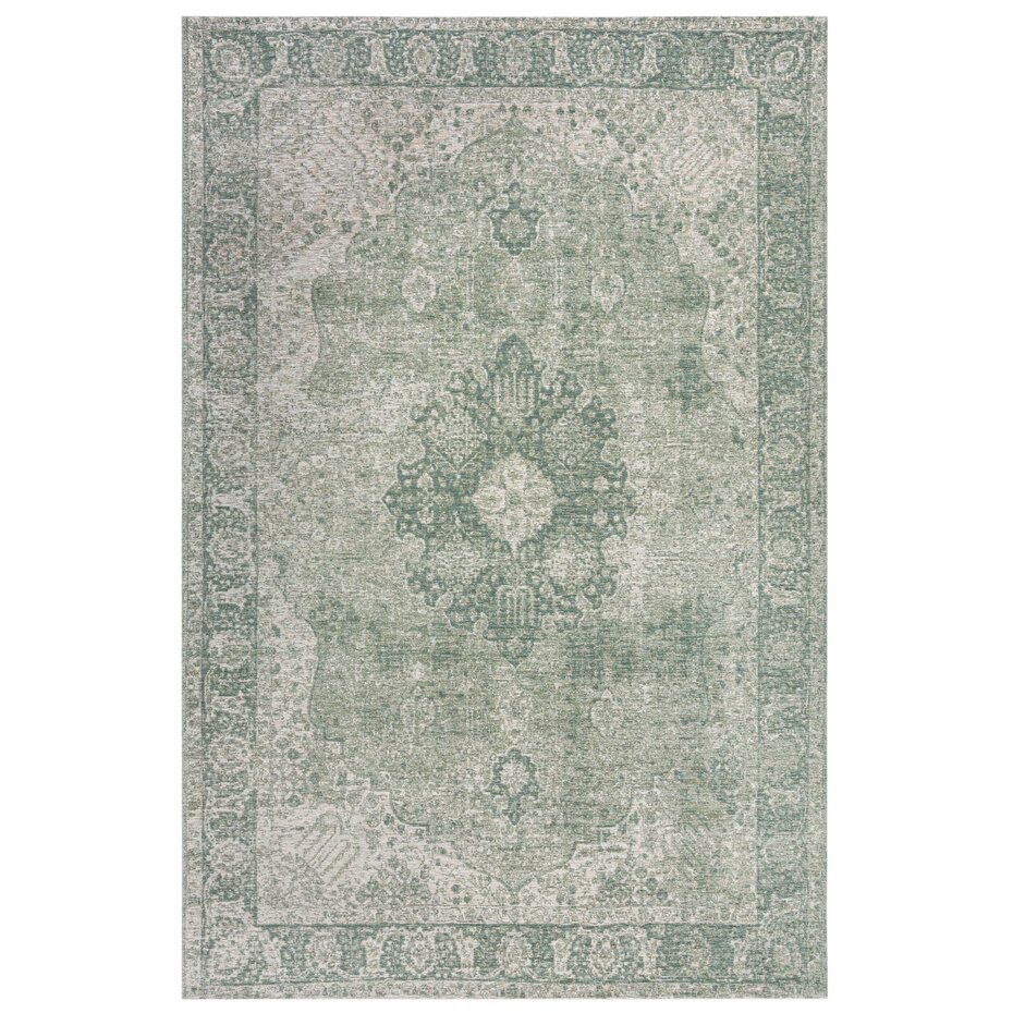 Vintage vloerkleed - Antique Traditioneel Groen Vintage vloerkleed - Antique Traditioneel Groen