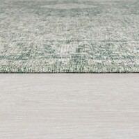 Flycarpets VINTAGE VLOERKLEED - ANTIQUE TRADITIONEEL GROEN