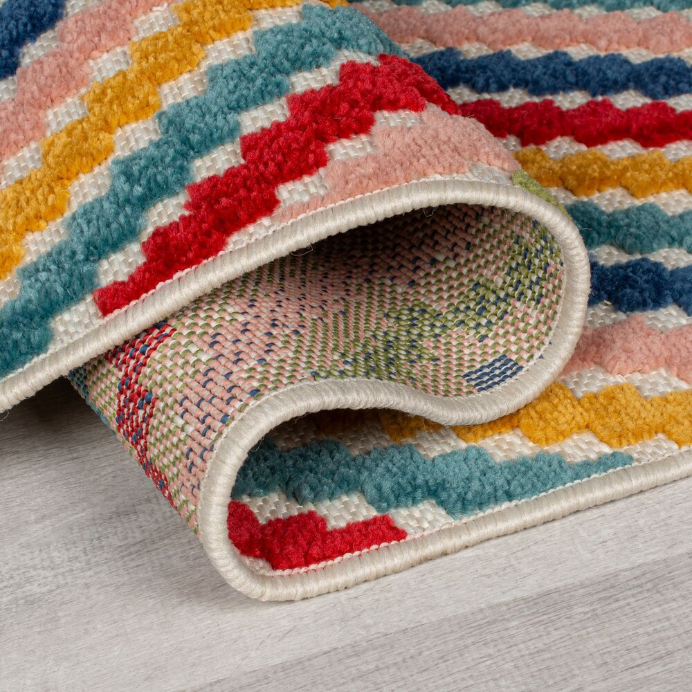 Modern Binnen- En Buitenkleed - Bay Diamond Kleurrijk Modern Binnen- En Buitenkleed - Bay Diamond Kleurrijk