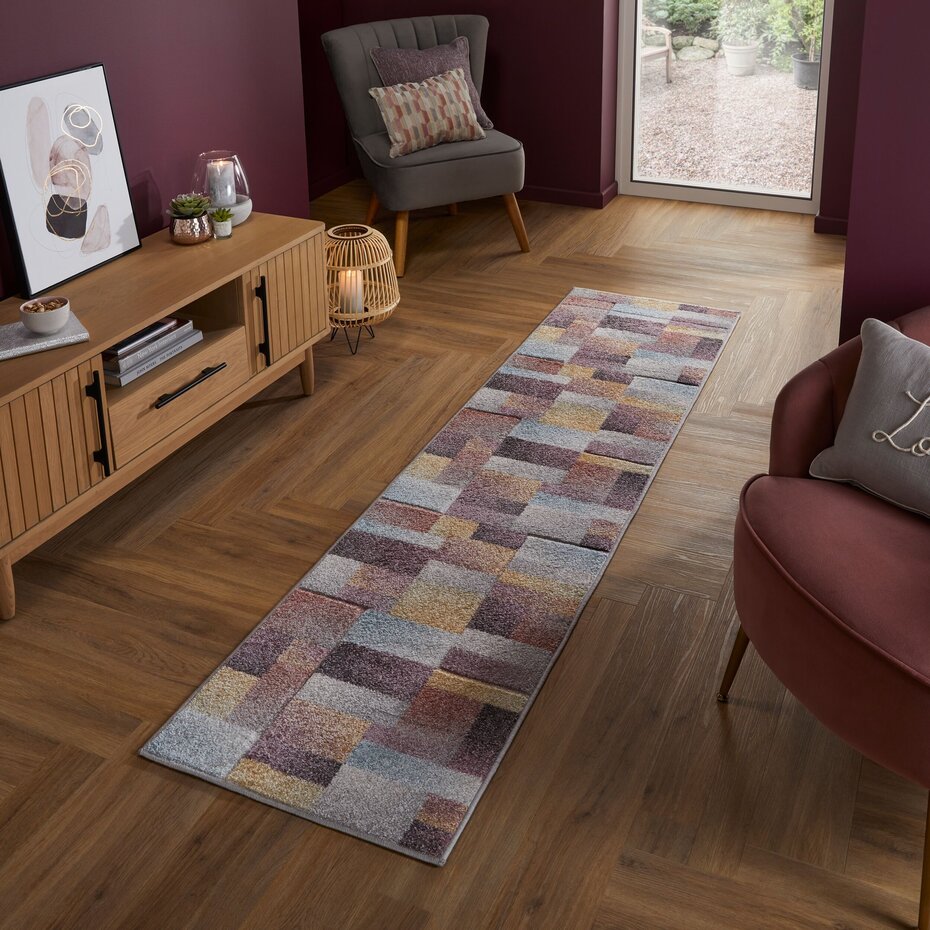 Moderne Loper - Lilia Kleurrijk 60X230 Cm Moderne Loper - Lilia Kleurrijk 60X230 Cm